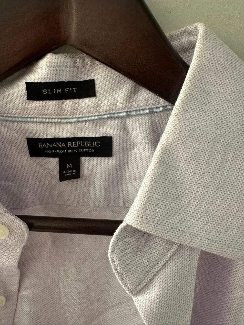 Banana Republic Lavender Dress Shirt - Point Collar